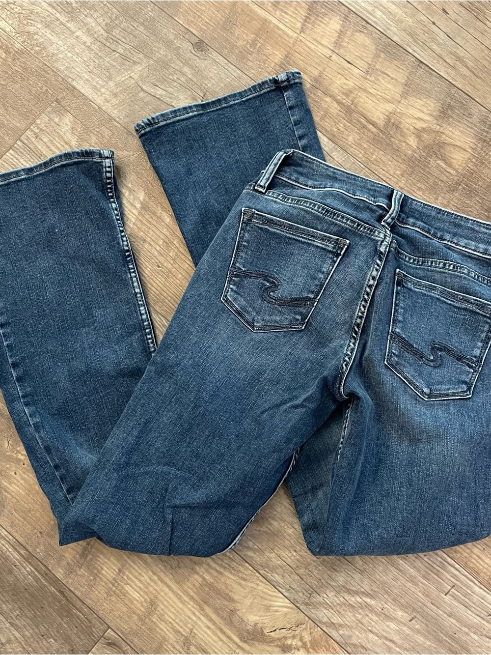 Silver Jeans Women's Dark Blue Boot Cut Denim